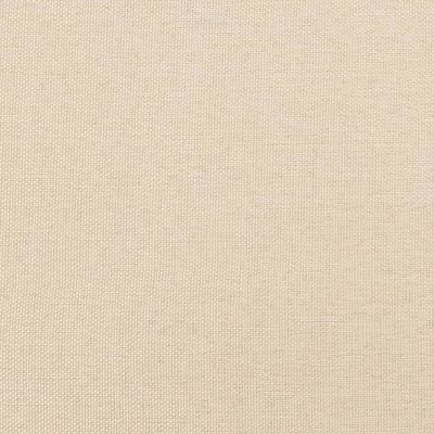 Bed Frame Cream 180x200 cm King Fabric