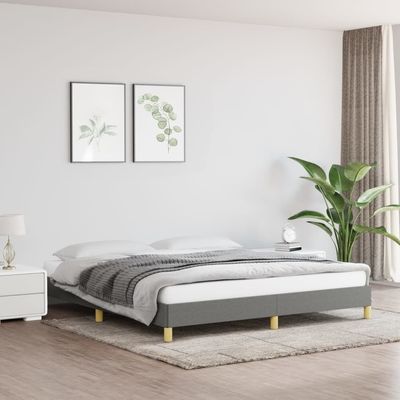 Bed Frame Dark Grey 180x200 cm King Velvet