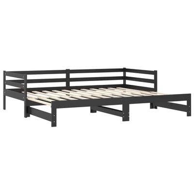 Day Bed Solid Pinewood 90x200 cm