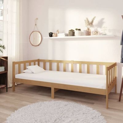 Pull-out Day Bed Solid Pinewood 2x