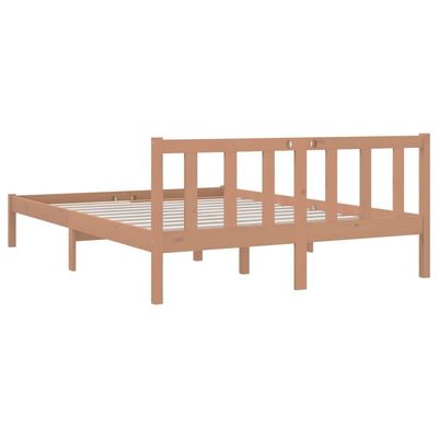 Bed Frame Solid Wood Pine 90x200 cm