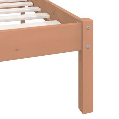 Bed Frame Solid Wood Pine 90x200 cm