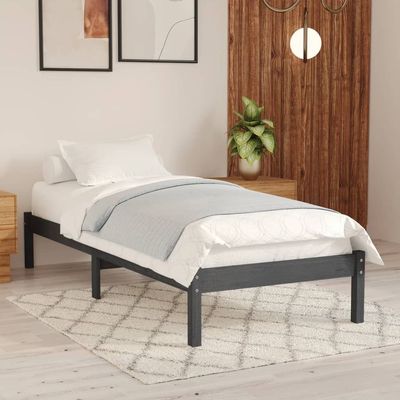 Bed Frame Solid Wood Pine 120x200 cm