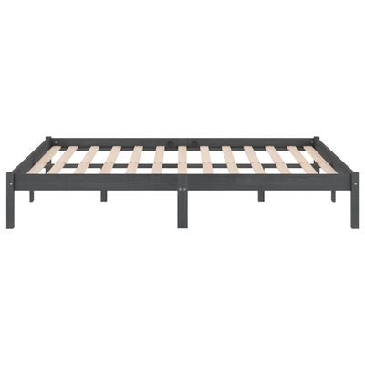 Bed Frame Solid Wood Pine 200x200 cm