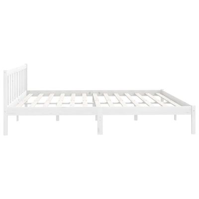 Bed Frame Solid Pinewood 90x200 cm