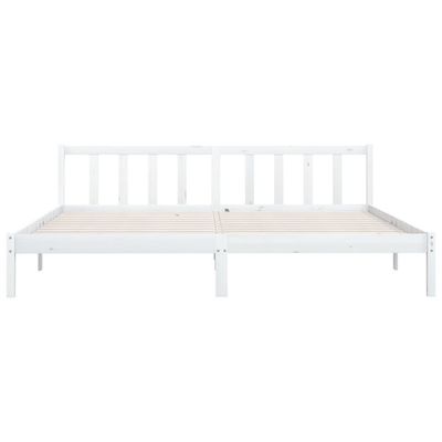 Bed Frame Solid Pinewood 90x200 cm