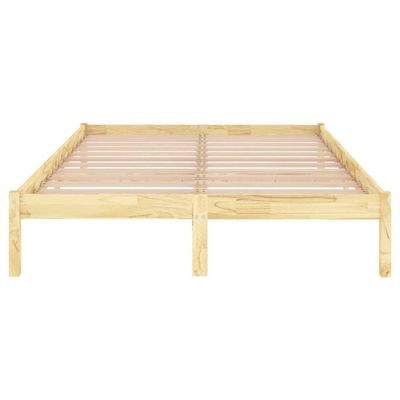 Bed Frame Solid Pinewood 120x200 cm
