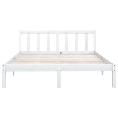 Bed Frame Solid Pinewood 160x200 cm
