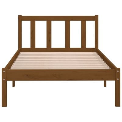 Bed Frame Solid Pinewood 200x200 cm