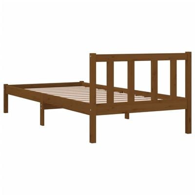 Bed Frame Solid Pinewood 200x200 cm