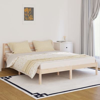 Day Bed Solid Wood Pine 90x200 cm White