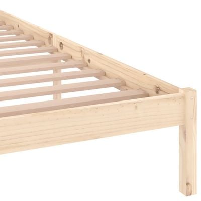 Day Bed Solid Wood Pine 90x200 cm White