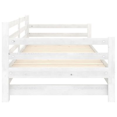 Day Bed Solid Wood Pine 140x200 cm Double Grey