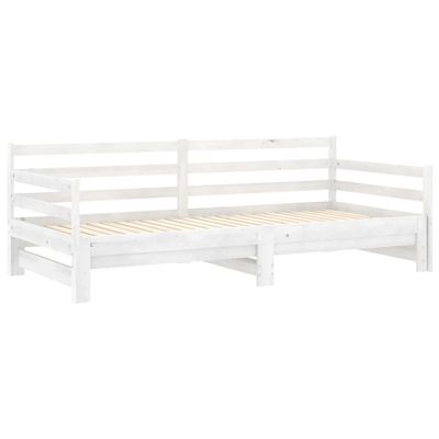 Day Bed Solid Wood Pine 140x200 cm Double Grey