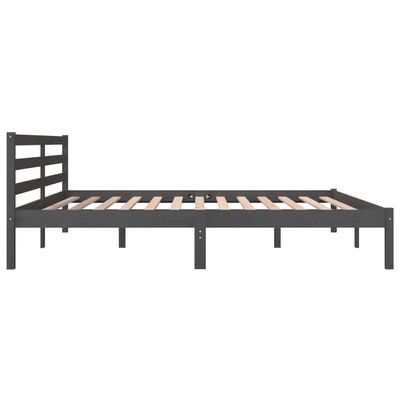 Bed Frame Solid Wood Pine 180x200 cm King Size