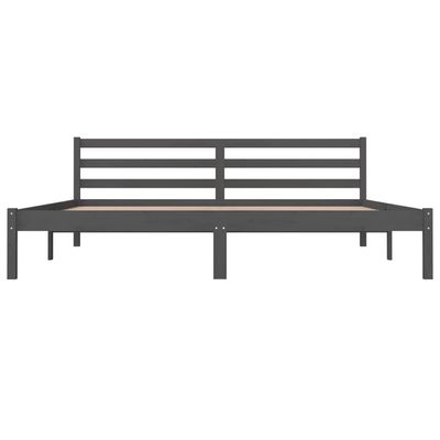 Bed Frame Solid Wood Pine 180x200 cm King Size