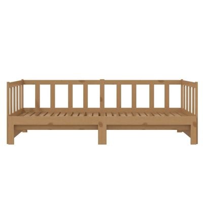 Bed Frame Solid Wood Pine 180x200 cm King Grey