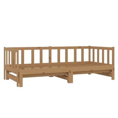 Bed Frame Solid Wood Pine 180x200 cm King Grey