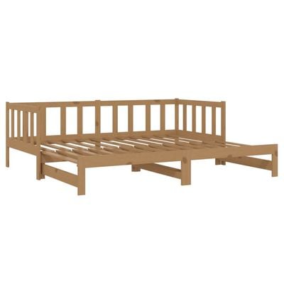 Bed Frame Solid Wood Pine 180x200 cm King Grey