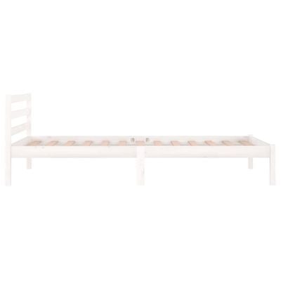 Bed Frame Solid Wood Pine 180x200 cm King Black