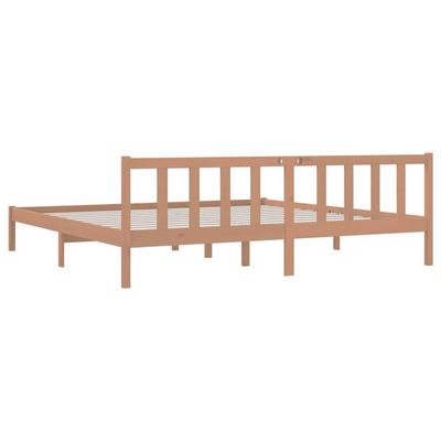 Day Bed Solid Wood Pine 200x200 cm Super King Black