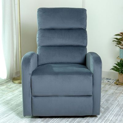 Home Canvas Siena Manual Recliner Grey