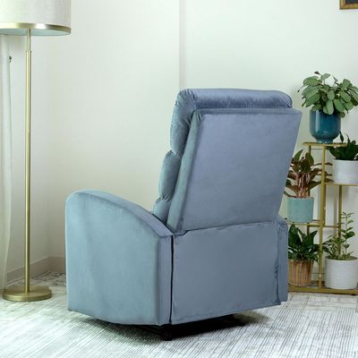 Home Canvas Siena Manual Recliner Grey