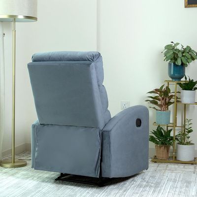 Home Canvas Siena Manual Recliner Grey