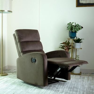 Home Canvas Siena Manual Recliner Blue