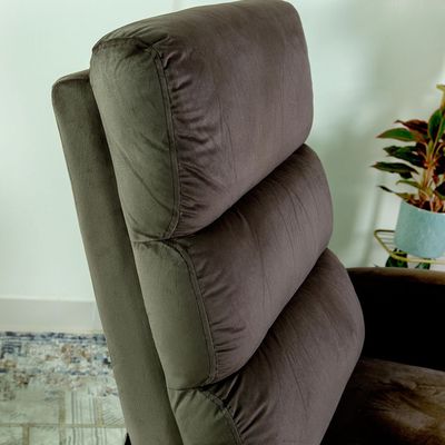 Home Canvas Siena Manual Recliner Blue