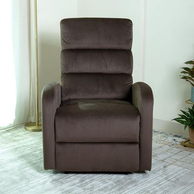 Home Canvas Siena Manual Recliner Blue