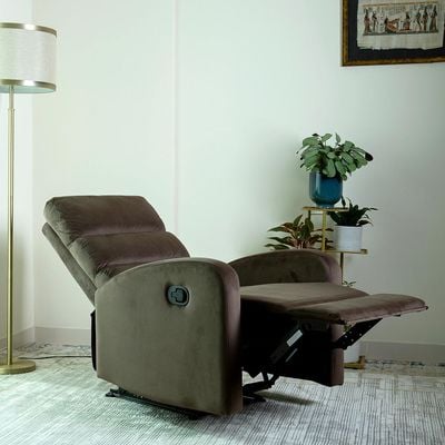 Home Canvas Siena Manual Recliner Blue