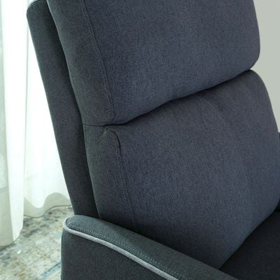 Home Canvas Parma Manual Recliner Dark Grey