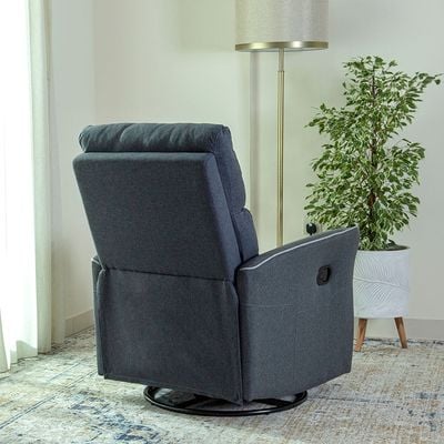 Home Canvas Parma Manual Recliner Dark Grey