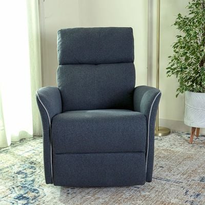 Home Canvas Parma Manual Recliner Dark Grey