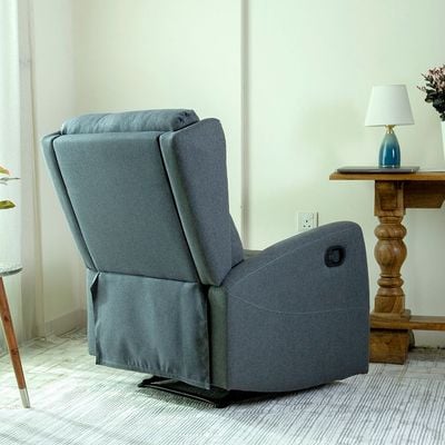 Home Canvas Verona Manual Recliner Dark Grey