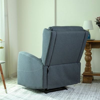 Home Canvas Verona Manual Recliner Dark Grey