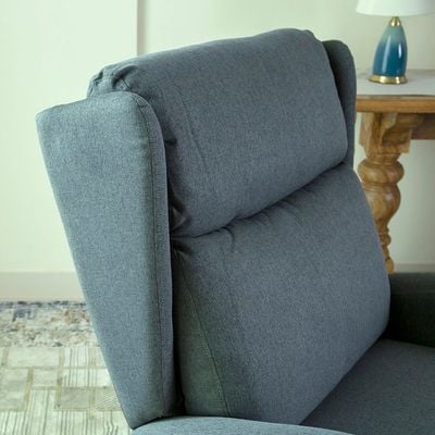 Home Canvas Verona Manual Recliner Dark Grey