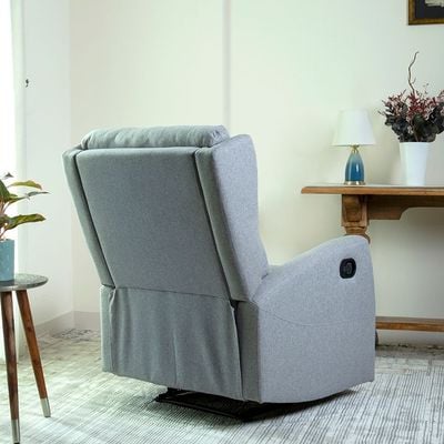 Home Canvas Verona Manual Recliner Light Grey