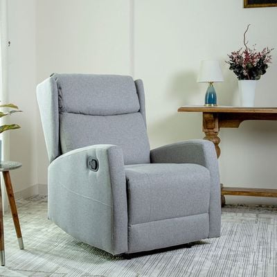 Home Canvas Verona Manual Recliner Light Grey