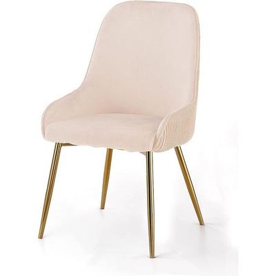 Wooden Twist Echelon Modern Cafe Dining Chair Wih Metal Legs