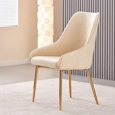 Wooden Twist Echelon Modern Cafe Dining Chair Wih Metal Legs