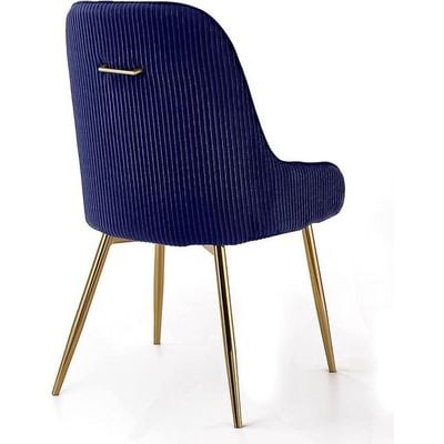 Wooden Twist Echelon Modern Cafe Dining Chair Wih Metal Legs