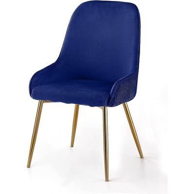 Wooden Twist Echelon Modern Cafe Dining Chair Wih Metal Legs