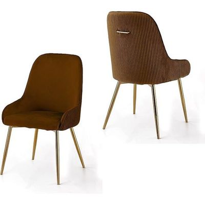 Wooden Twist Echelon Modern Cafe Dining Chair Wih Metal Legs