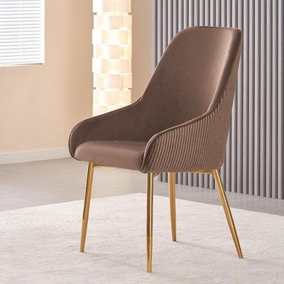 Wooden Twist Echelon Modern Cafe Dining Chair Wih Metal Legs