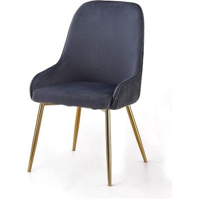 Wooden Twist Echelon Modern Cafe Dining Chair Wih Metal Legs