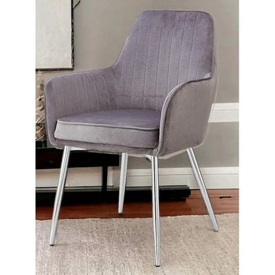 Wooden Twist Aureate Modern Cafe Dining Chair Metal Legs