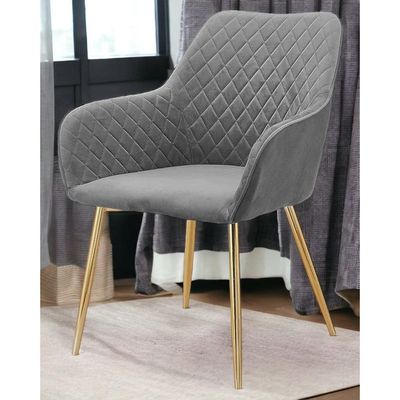 Wooden Twist Stria Modern Cafe Dining Chair Metal Legs