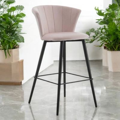 Wooden Twist Revolt Modern Cafe Dining Chair Metal Legs